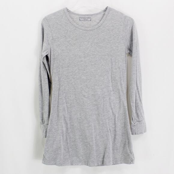 90s Vintage NATIONAL JEAN COMPANY Gray Long Sleeve T-Shirt - Picture 11 of 11